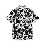 Cow print Hawaiian Shirt - Perfect for Summer, Beach Trips, Tropical Vacations, Pool Parties, Casual Outings