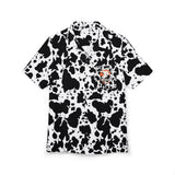 Cow print Hawaiian Shirt - Perfect for Summer, Beach Trips, Tropical Vacations, Pool Parties, Casual Outings
