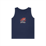 Fishing Vibes Unisex Heavy Cotton Tank Top, Summer Apparel, Outdoor Wear, Gift for Fishermen, Beach Day Outfit, Casual Style