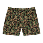 Camo Print Men's Mid-Length Swim Shorts (AOP)