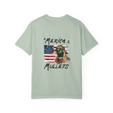 Patriotic Graphic Mullet Tee for Fun Lovers, Unisex T-Shirt with Casual Vibe, Perfect for Barbecues, July 4th, Summer Parties, Gifts