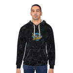 YF Blue Camo Fish Unisex Hoodie, Outdoor Wear, Fishing Gift, Hunting Apparel, Cozy Sweatshirt, Nature Lover Hoodie
