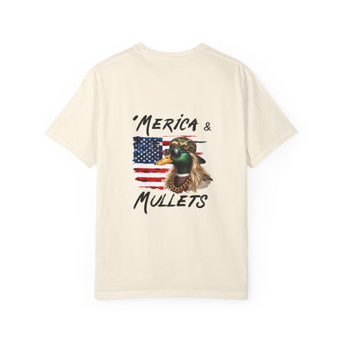 Patriotic Graphic Mullet Tee for Fun Lovers, Unisex T-Shirt with Casual Vibe, Perfect for Barbecues, July 4th, Summer Parties, Gifts