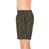 Bottom land Men's Duck Mid-Length Swim Shorts (AOP)