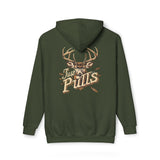 Deer Hooded Sweatshirt, Made in US