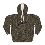 Striper Bottomland Camo Christmas Hoodie, Outdoor Wear, Fishing Gift, Hunting Apparel, Cozy Sweatshirt, Nature Lover Hoodie