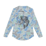 SaltCamo print Just Pulls, Fishing Shirt, Outdoor Apparel, Summer Clothing,  Beach Wear