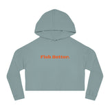 Fish Better Crop Hoodie