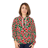 Christmas Red & Green Camouflage Hoodie — All-Over Print Holiday Pullover