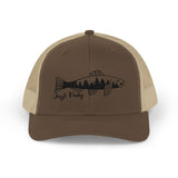 Trout Logo "Just Pulls" Mesh Snapback