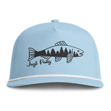 Trout Silhouette Rope Cap — 'Just Keepy' Fishing Hat