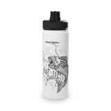 Fish Stainless Steel Water Bottle, Sports Lid