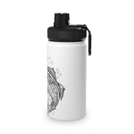 Fish Stainless Steel Water Bottle, Sports Lid