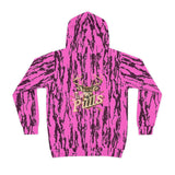 Pink Camo Deer Children's Hoodie, Outdoor Wear, Kids Fashion, Birthday Gift, Playful Hoodie, Cozy Childhood Clothing
