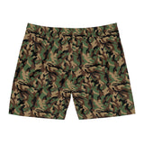 Camo Print Men's Mid-Length Swim Shorts (AOP)