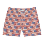 USA Print Men's Mid-Length Swim Shorts (AOP)