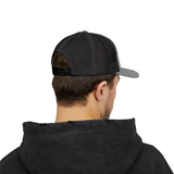 Trucker Cap — Minimalist Wave Logo "Just Kulls" Mesh Snapback