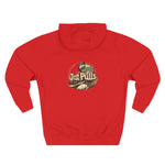 Outdoor Adventure Fleece Hoodie - 'Just Pulls' Duck Design