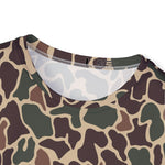 Camouflage Duck Jersey, Athletic Tee, Men's Casual Wear, Gym Shirt, Outdoor Clothing, Gift for Sports Enthusiasts