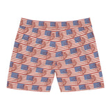 USA Print Men's Mid-Length Swim Shorts (AOP)