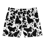 Cow Print Men's Mid-Length Swim Shorts (AOP)