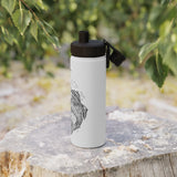 Fish Stainless Steel Water Bottle, Sports Lid