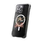 Just Pulls Fishing Mermaid Phone Case – Magnetic Clear Impact Case for Anglers