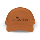 Trucker Cap — Minimalist Wave Logo "Just Kulls" Mesh Snapback