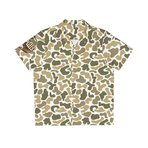 Duck Camo Men's Hawaiian Shirt (AOP)