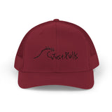 Trucker Cap — Minimalist Wave Logo "Just Kulls" Mesh Snapback