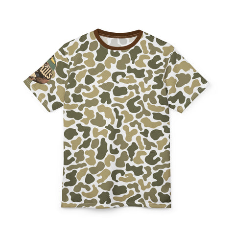 Camo Print Unisex Tee | Casual Style, Outdoor Gear, Unique Gift, Everyday Wear, Trendy Fashion