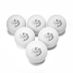 Ping Pong Balls, 6 pcs