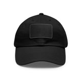 Dad Hat with Leather Patch Fish