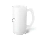 Boat logo Frosted Glass Beer Mug