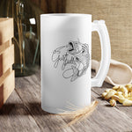 Frosted Glass Beer Mug