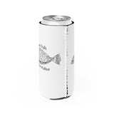 Slim Halibut Can Cooler