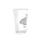 Halibut Pint Glass, 16oz