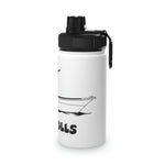 Boat Stainless Steel Water Bottle, Sports Lid