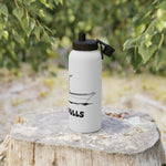 Boat Stainless Steel Water Bottle, Sports Lid